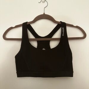 Reebok Black Sports Bra